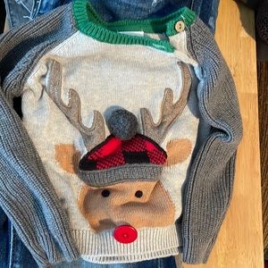 Toddler MudPie Reindeer sweater